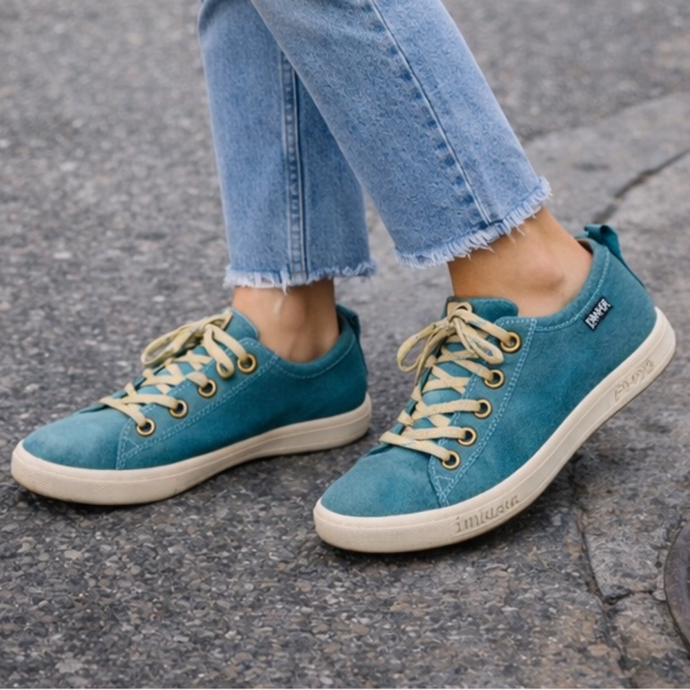 Camper Peu Imar Teal Leather Sneakers EU 39 (W8.5 / M7.5)